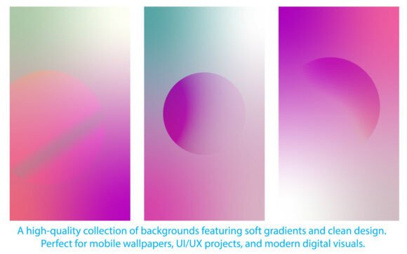 Download Modern Fluid and Soft Gradient Wallpaper - Premium Bundle